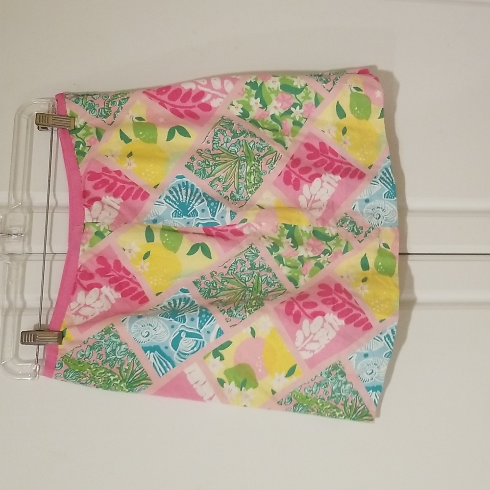 Lilly Pulitzer Vintage Diamond Pattern Skirt. Size 10 Retired Pattern Classic
